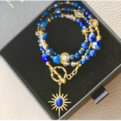 Klasyczny lapis lazuli cytryn