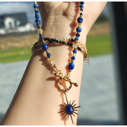 Klasyczny lapis lazuli cytryn