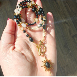 Klasyczny turmalin cytryn kryształ