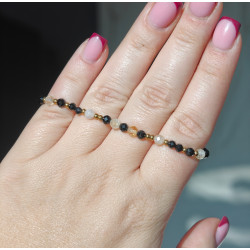 Bransoletka turmalin cytryn