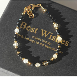 Bransoletka turmalin cytryn