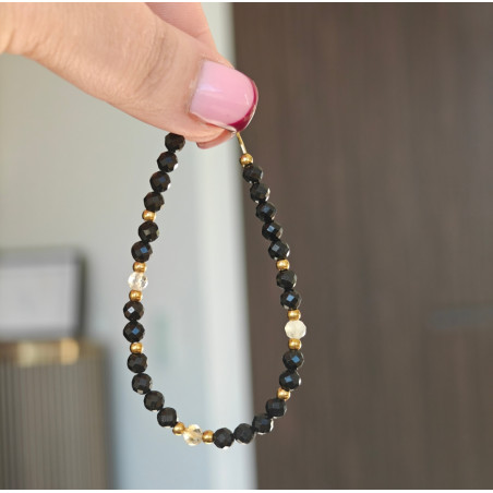 Bransoletka turmalin cytryn