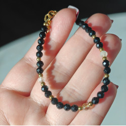 Bransoletka turmalin cytryn