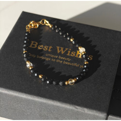 Bransoletka turmalin cytryn