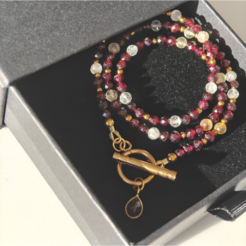 Klasyczny granat cytryn