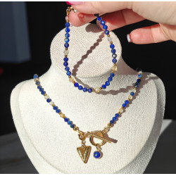 Klasyczny lapis lazuli cytryn