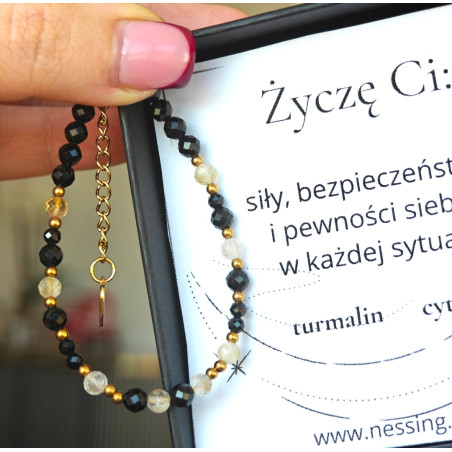 Bransoletka bezpieczeństwo i pewność siebie