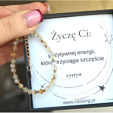 Bransoletka pozytywna energia i szczęście