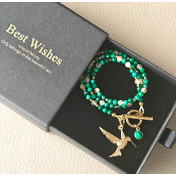 Klasyczny koliber malachit cytryn