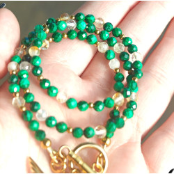 Klasyczny koliber malachit cytryn