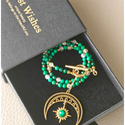 Klasyczny malachit cytryn...