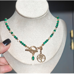 Klasyczny drzewo malachit cytryn