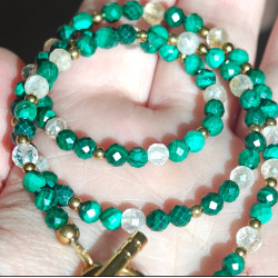 Klasyczny drzewo malachit cytryn