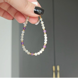 WODNIK Labradoryt i ametyst