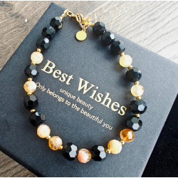 Brnsoletka turmalin cytryn