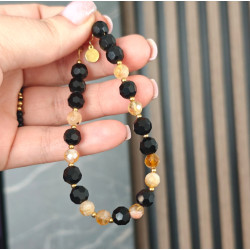 Brnsoletka turmalin cytryn