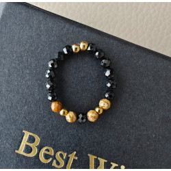 Pierścionek turmalin i...