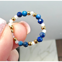 Pierścionek lapis lazuli i...