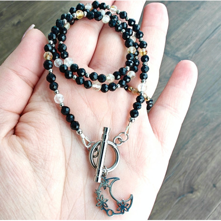 Klasyczny turmalin i cytryn