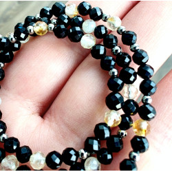 Klasyczny turmalin i cytryn