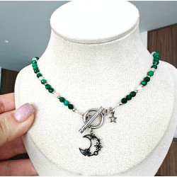 Klasyczny malachit i cytryn