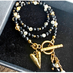 Klasyczny turmalin i cytryn