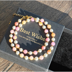 Regulowany perły i agat