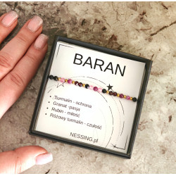 BARAN bransoletka na gumce