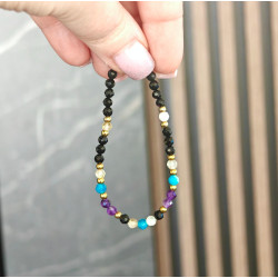 BLIŹNIĘTA bransoletka na gumce