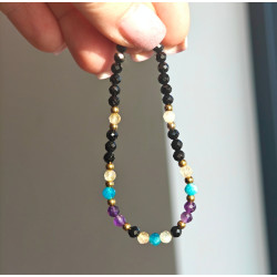 BLIŹNIĘTA bransoletka na gumce