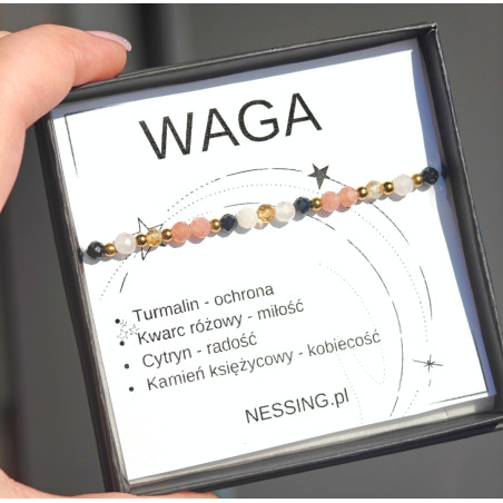 WAGA bransoletka na gumce