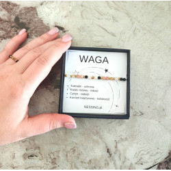 WAGA bransoletka na gumce