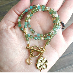 Klasyczny kianit i cytryn