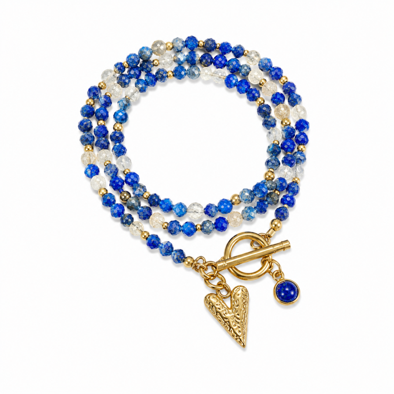 Klasyczny lapis lazuli cytryn