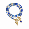 Klasyczny lapis lazuli cytryn
