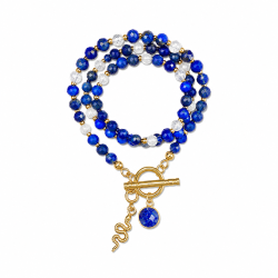 Klasyczny lapis lazuli cytryn