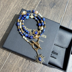 Klasyczny lapis lazuli cytryn