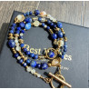 Klasyczny lapis lazuli cytryn