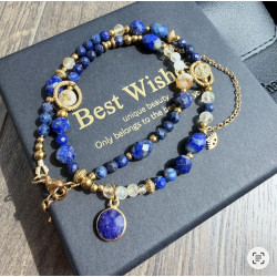 Klasyczny lapis lazuli cytryn