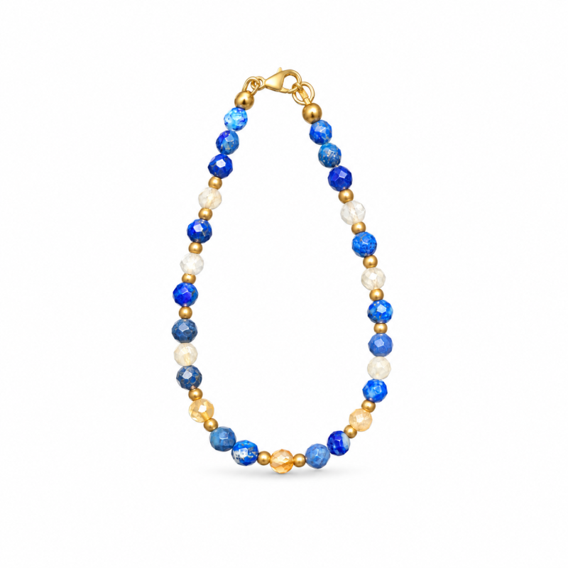 Lapis lazuli cytryn