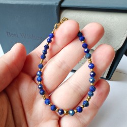Bransoletka lapis lazuli