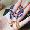 Klasyczny lapis lazuli cytryn serce