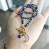 Klasyczny lapis lazuli z księżycem
