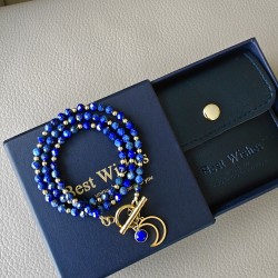 Klasyczny lapis lazuli z księżycem