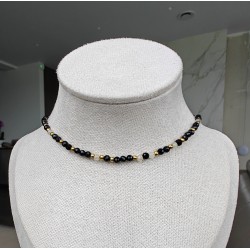 Choker turmalin cytryn