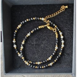 Choker turmalin cytryn