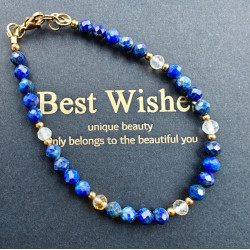 Lapis lazuli i cytryn