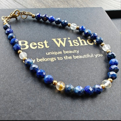 Lapis lazuli i cytryn